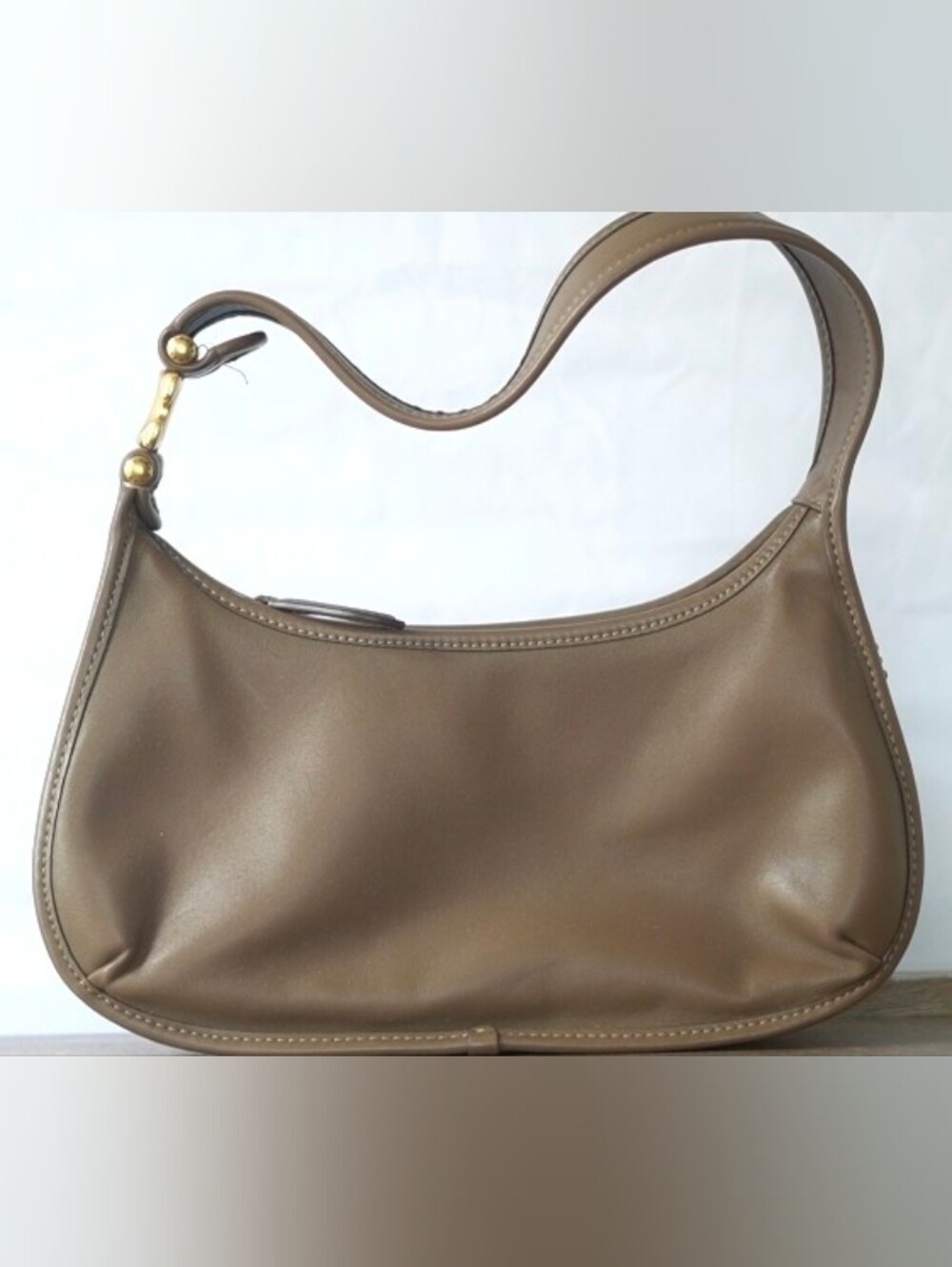 Coach Eve Shoulder Bag In Dark Stone - Sleek Everyday Carry